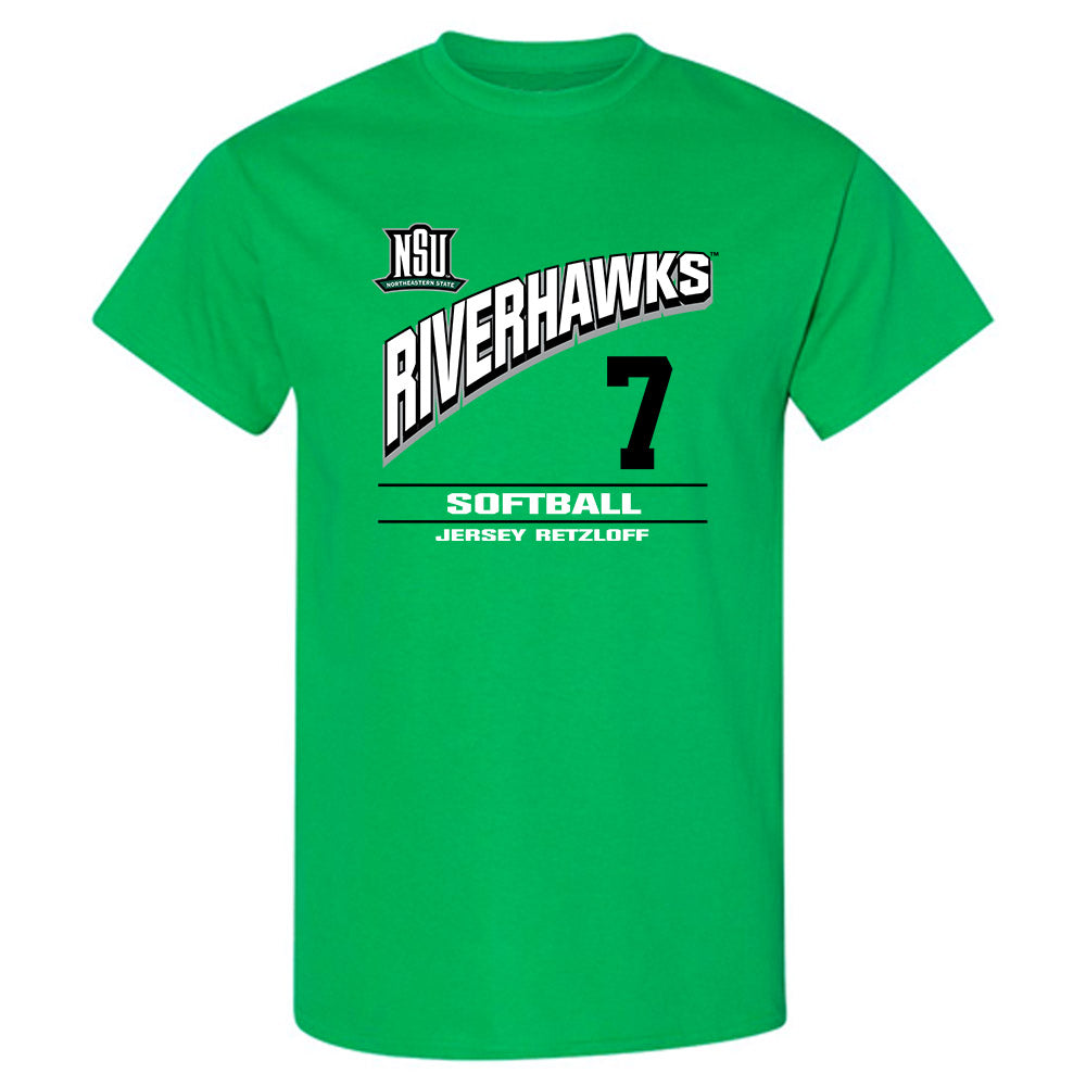 Northeastern State - NCAA Softball : Jersey Retzloff - Classic Fashion Shersey T-Shirt-0