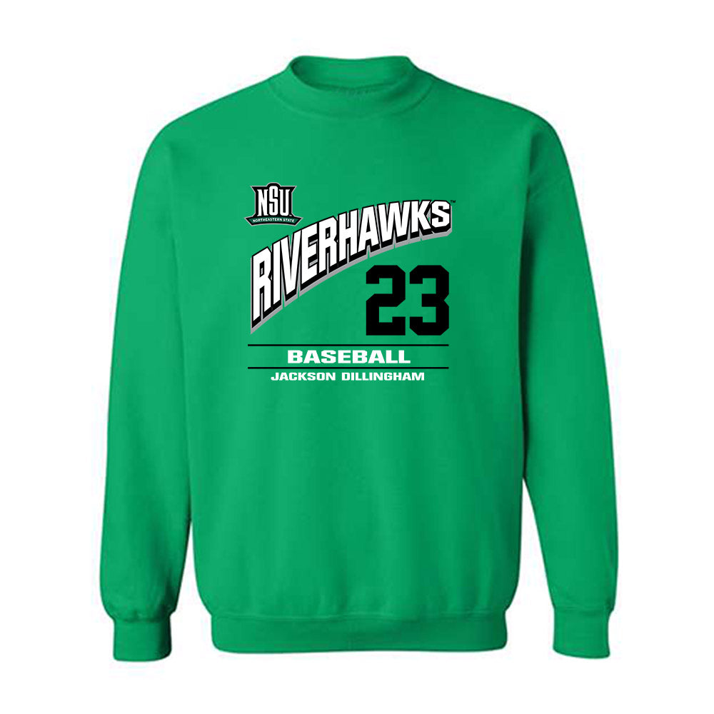 Northeastern State - NCAA Baseball : Jackson Dillingham - Classic Fashion Shersey Crewneck Sweatshirt-0