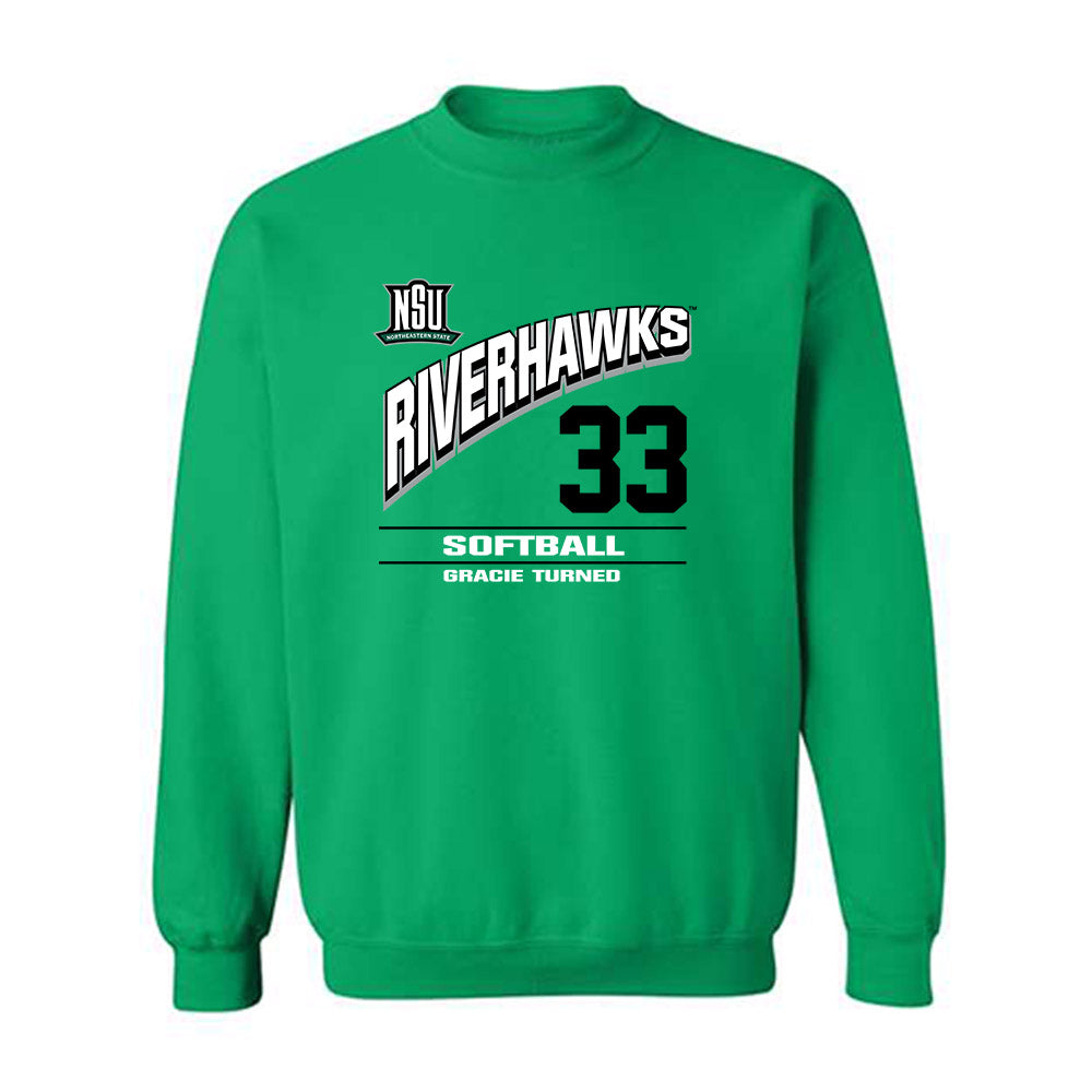 Northeastern State - NCAA Softball : Gracie Turned - Classic Fashion Shersey Crewneck Sweatshirt-0