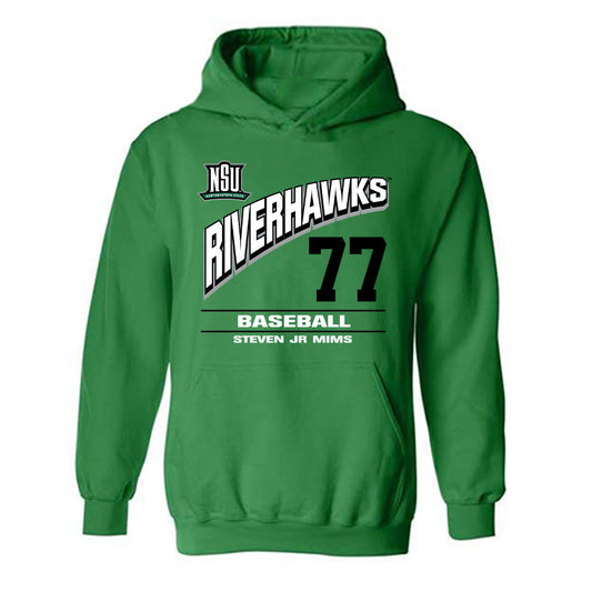 Northeastern State - NCAA Baseball : Steven Jr Mims - Classic Fashion Shersey Hooded Sweatshirt-0