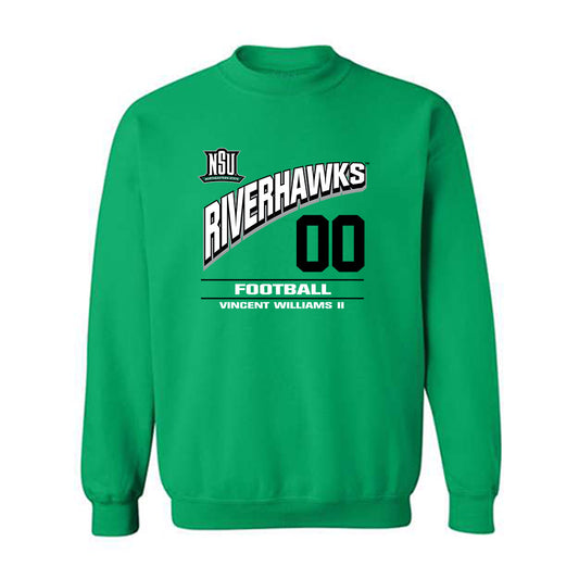 Northeastern State - NCAA Football : Vincent Williams II - Classic Fashion Shersey Crewneck Sweatshirt-0