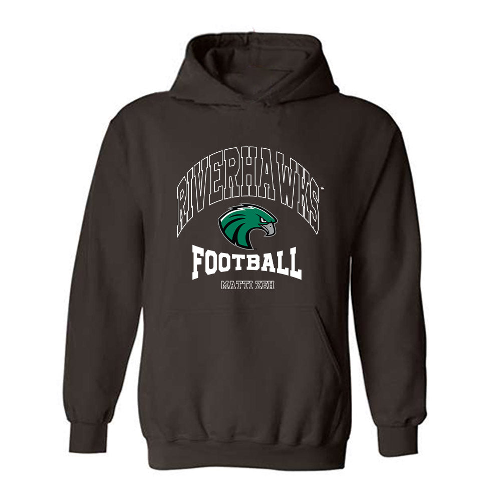 Northeastern State - NCAA Football : Matti Zeh - Classic Fashion Shersey Hooded Sweatshirt-0