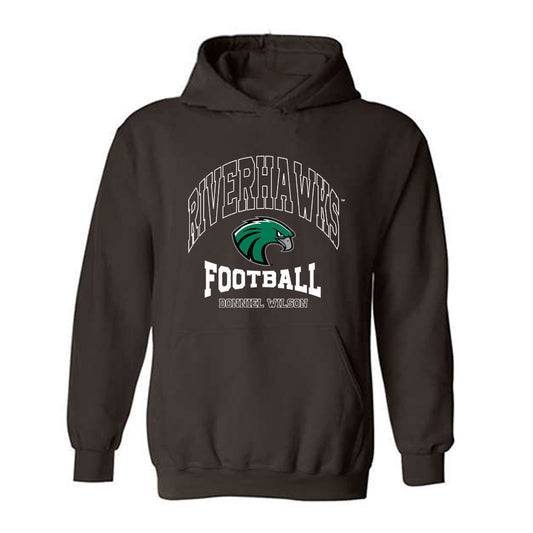 Northeastern State - NCAA Football : Donniel Wilson - Classic Fashion Shersey Hooded Sweatshirt-0