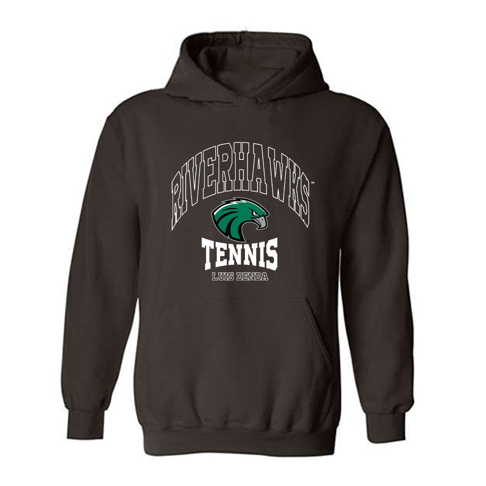 Northeastern State - NCAA Men's Tennis : Luis Denda - Classic Fashion Shersey Hooded Sweatshirt-0