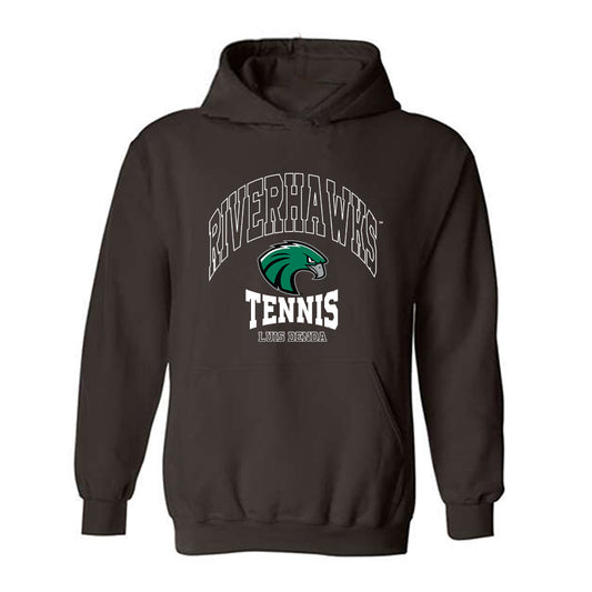 Northeastern State - NCAA Men's Tennis : Luis Denda - Classic Fashion Shersey Hooded Sweatshirt-0