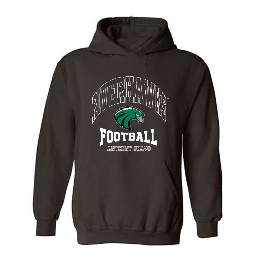 Northeastern State - NCAA Football : Anthony Scavo - Classic Fashion Shersey Hooded Sweatshirt-0