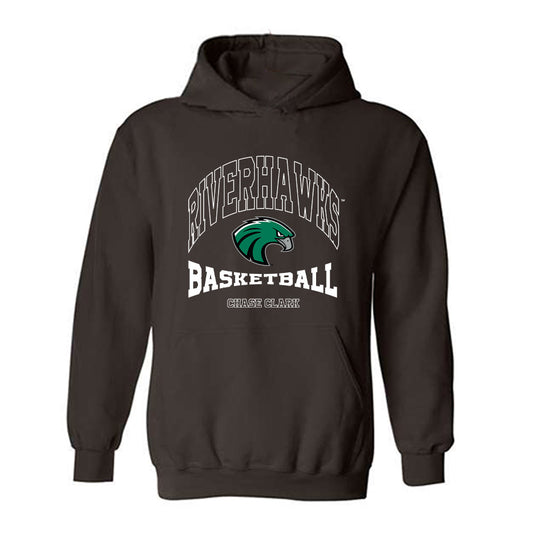 Northeastern State - NCAA Men's Basketball : Chase Clark - Classic Fashion Shersey Hooded Sweatshirt-0