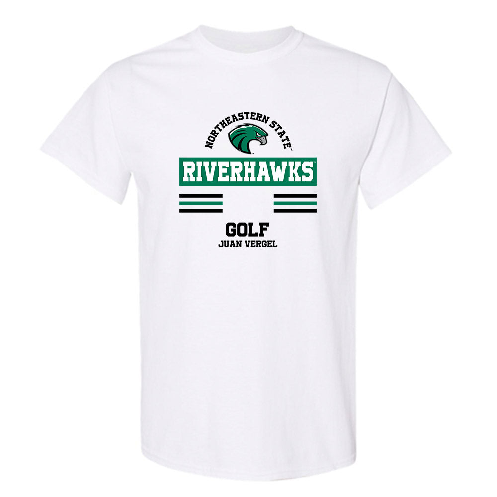 Northeastern State - NCAA Men's Golf : Juan Vergel - Classic Fashion Shersey T-Shirt-0