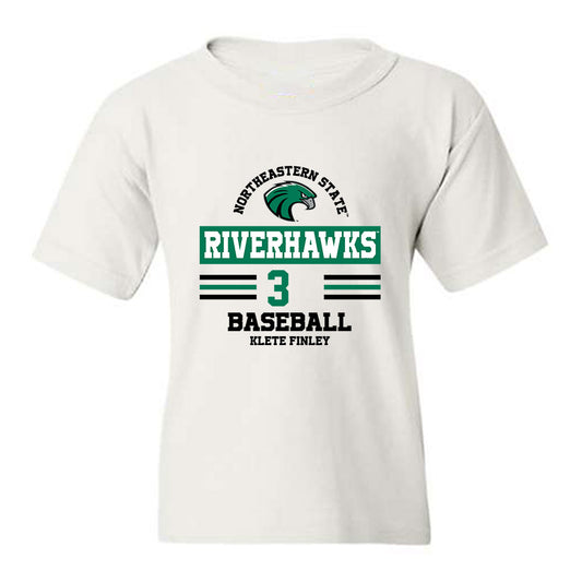 Northeastern State - NCAA Baseball : Klete Finley - Classic Fashion Shersey Youth T-Shirt-0