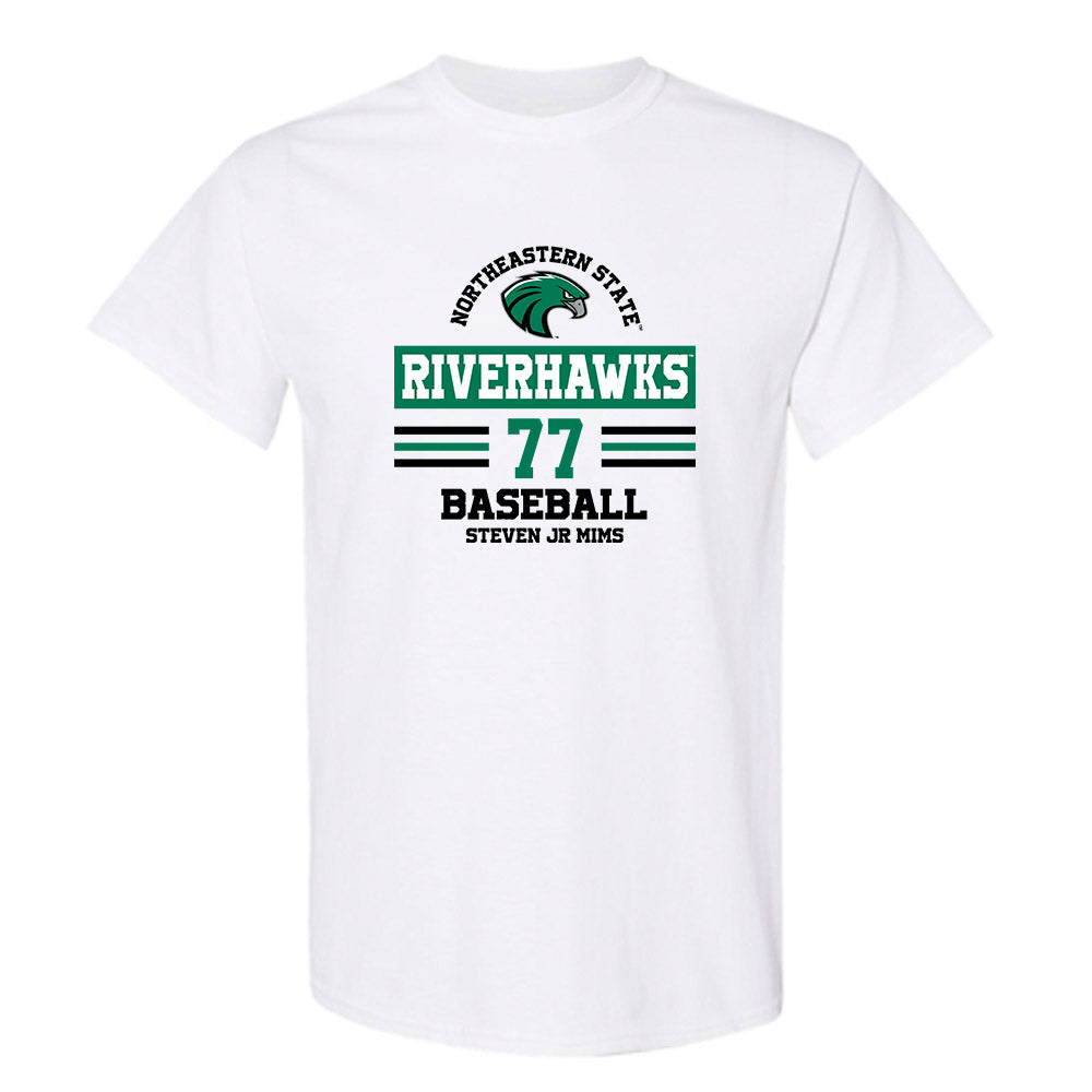 Northeastern State - NCAA Baseball : Steven Jr Mims - Classic Fashion Shersey T-Shirt-0