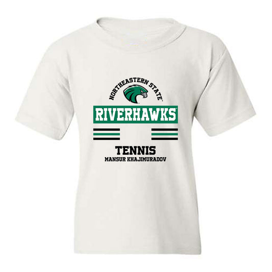 Northeastern State - NCAA Men's Tennis : Mansur Khajimuradov - Classic Fashion Shersey Youth T-Shirt-0
