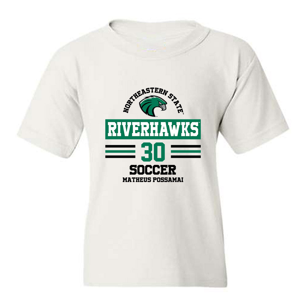 Northeastern State - NCAA Men's Soccer : Matheus Possamai - Classic Fashion Shersey Youth T-Shirt-0