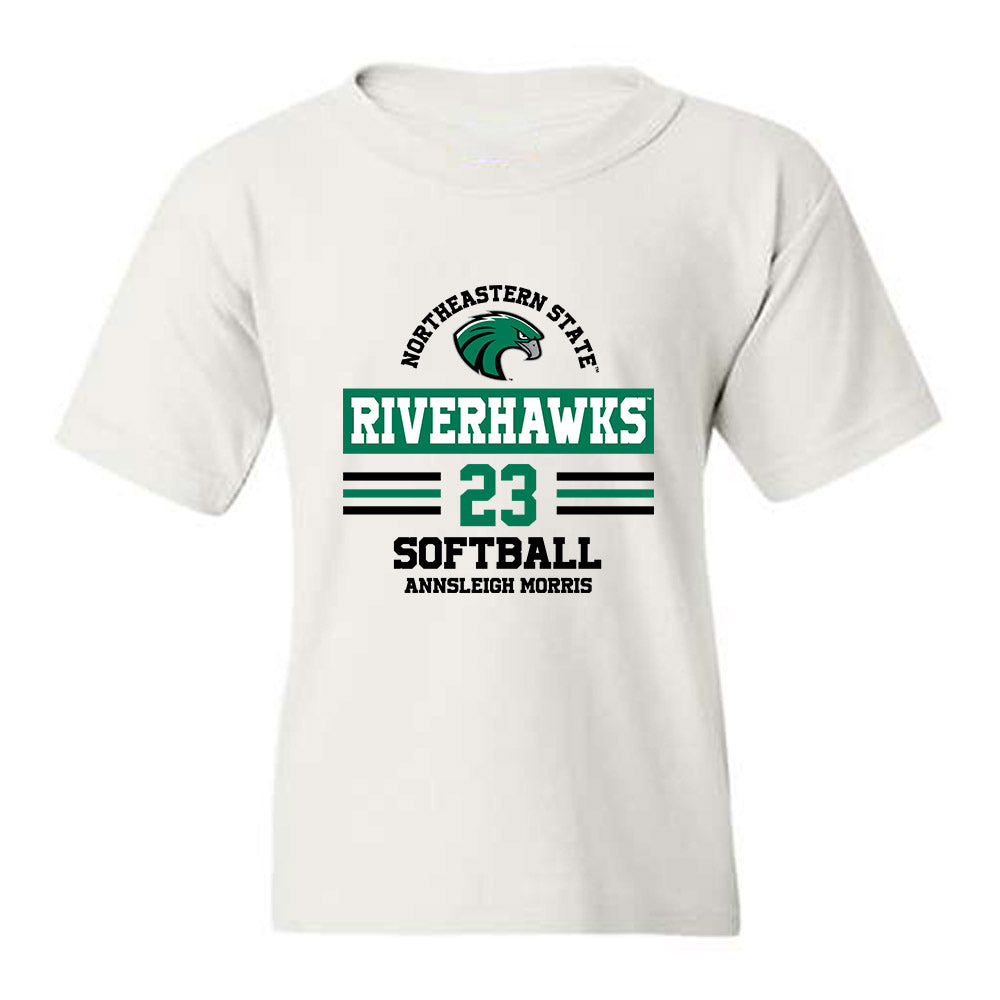 Northeastern State - NCAA Softball : Annsleigh Morris - Classic Fashion Shersey Youth T-Shirt-0