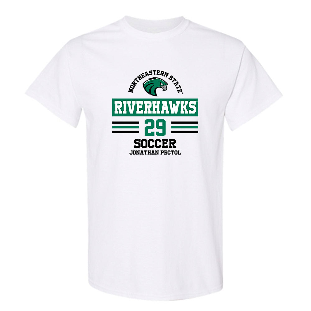 Northeastern State - NCAA Men's Soccer : Jonathan Pectol - Classic Fashion Shersey T-Shirt-0