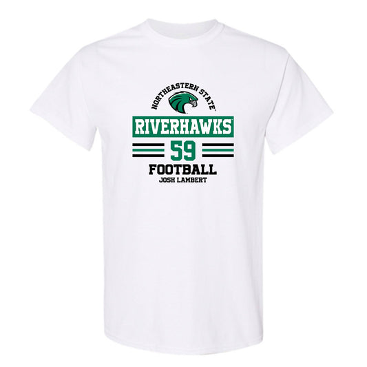 Northeastern State - NCAA Football : Josh Lambert - Classic Fashion Shersey T-Shirt-0