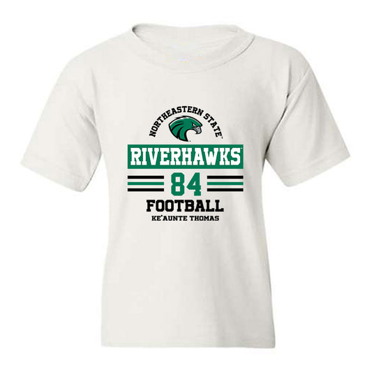 Northeastern State - NCAA Football : Ke'Aunte Thomas - Classic Fashion Shersey Youth T-Shirt-0