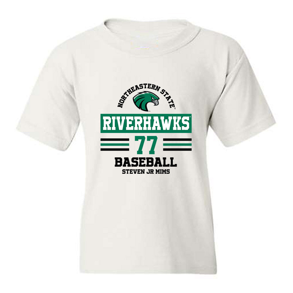Northeastern State - NCAA Baseball : Steven Jr Mims - Classic Fashion Shersey Youth T-Shirt-0