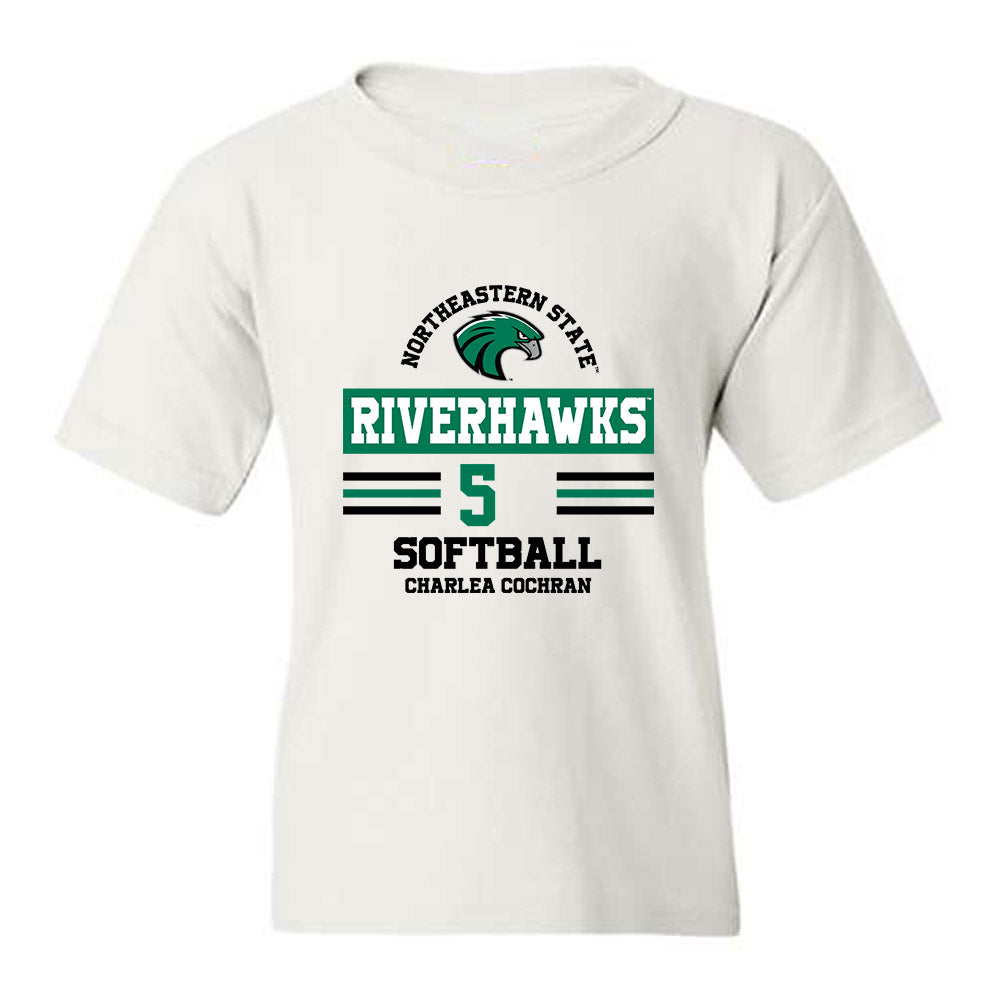 Northeastern State - NCAA Softball : Charlea Cochran - Classic Fashion Shersey Youth T-Shirt-0