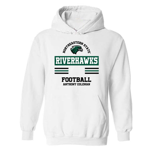 Northeastern State - NCAA Football : Anthony Coleman - Classic Fashion Shersey Hooded Sweatshirt-0