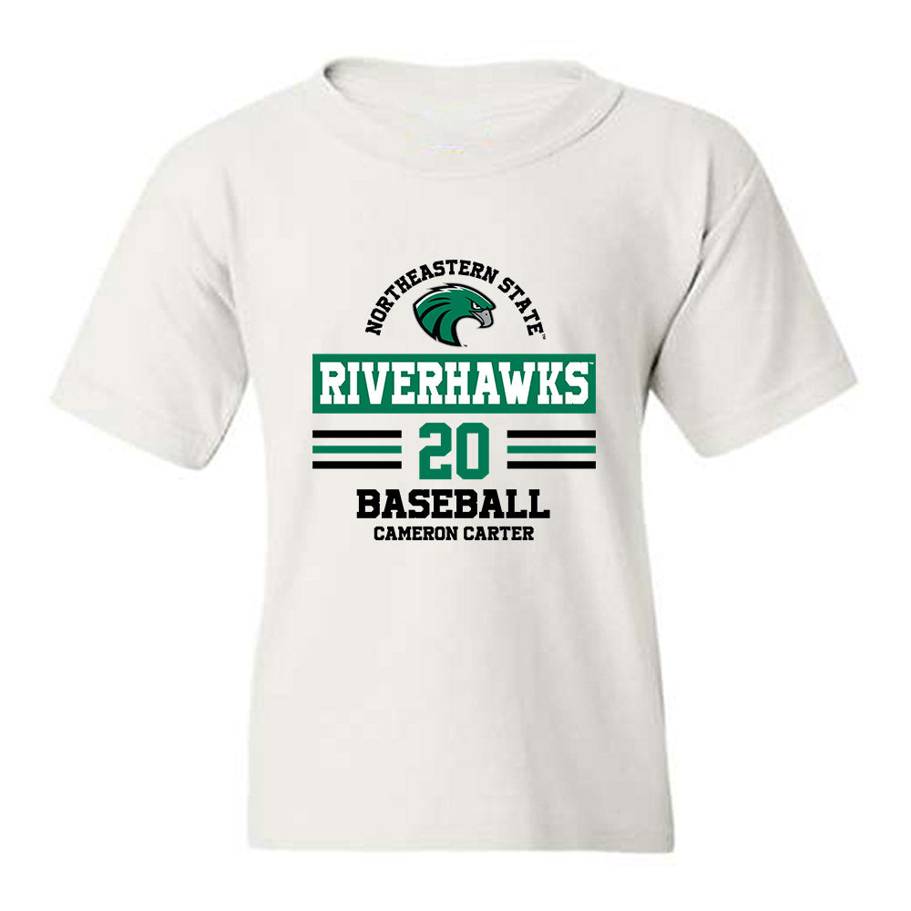 Northeastern State - NCAA Baseball : Cameron Carter - Classic Fashion Shersey Youth T-Shirt-0
