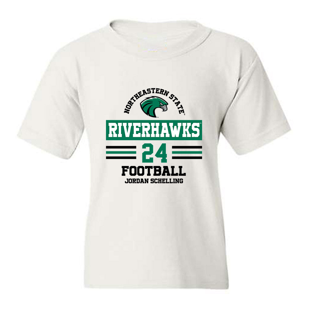 Northeastern State - NCAA Football : Jordan Schelling - Classic Fashion Shersey Youth T-Shirt-0