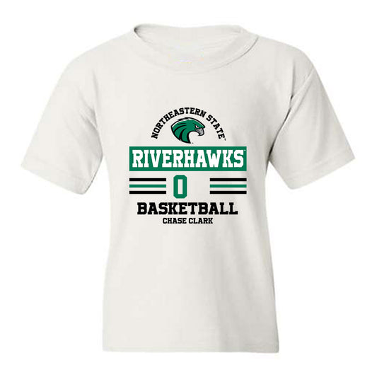 Northeastern State - NCAA Men's Basketball : Chase Clark - Classic Fashion Shersey Youth T-Shirt-0