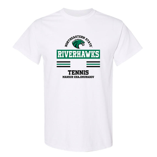 Northeastern State - NCAA Men's Tennis : Mansur Khajimuradov - Classic Fashion Shersey T-Shirt-0