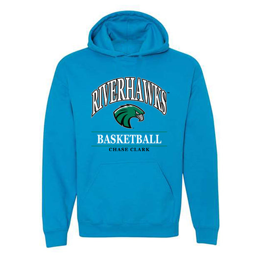 Northeastern State - NCAA Men's Basketball : Chase Clark - Classic Fashion Shersey Hooded Sweatshirt-0