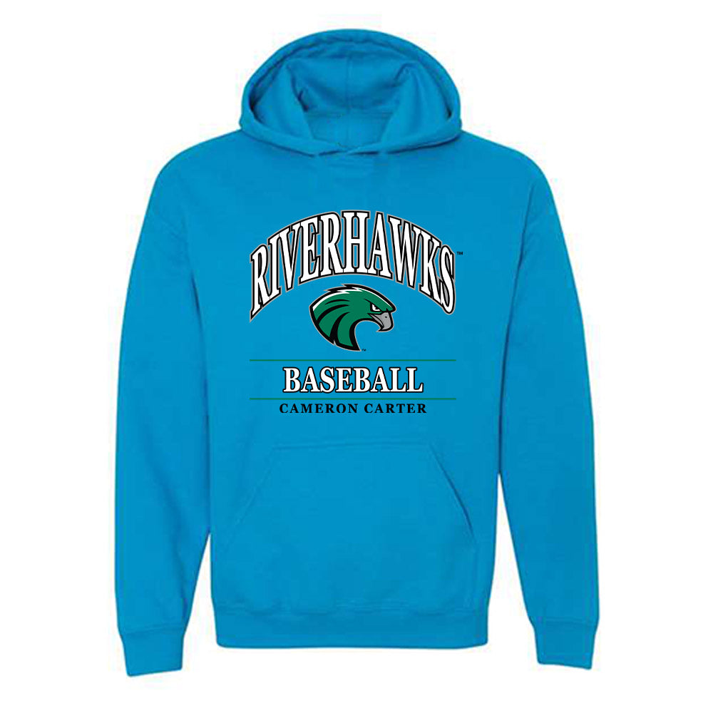 Northeastern State - NCAA Baseball : Cameron Carter - Classic Fashion Shersey Hooded Sweatshirt-0