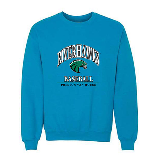 Northeastern State - NCAA Baseball : Preston Van House - Classic Fashion Shersey Crewneck Sweatshirt-0