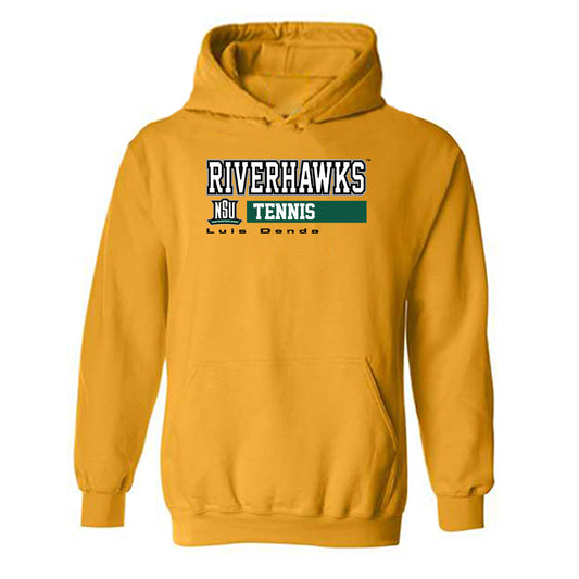 Northeastern State - NCAA Men's Tennis : Luis Denda - Classic Fashion Shersey Hooded Sweatshirt-0