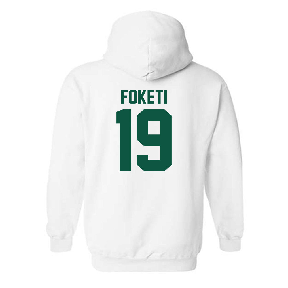 Northeastern State - NCAA Football : Mosese Foketi - Classic Shersey Hooded Sweatshirt-1
