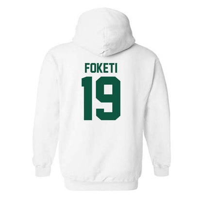 Northeastern State - NCAA Football : Mosese Foketi - Classic Shersey Hooded Sweatshirt-1