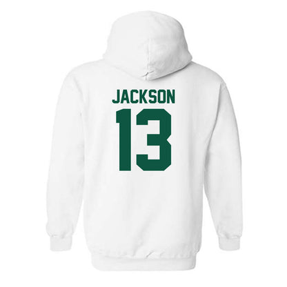 Northeastern State - NCAA Football : Camrin Jackson - Classic Shersey Hooded Sweatshirt-1