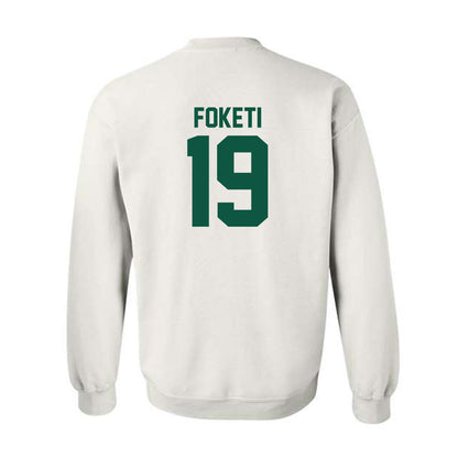 Northeastern State - NCAA Football : Mosese Foketi - Classic Shersey Crewneck Sweatshirt-1