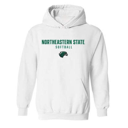 Northeastern State - NCAA Softball : Cameron Kimball - Classic Shersey Hooded Sweatshirt-0