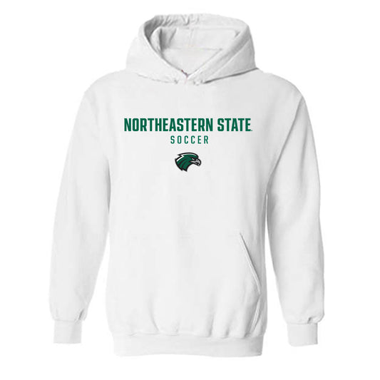 Northeastern State - NCAA Men's Soccer : Matheus Possamai - Classic Shersey Hooded Sweatshirt-0