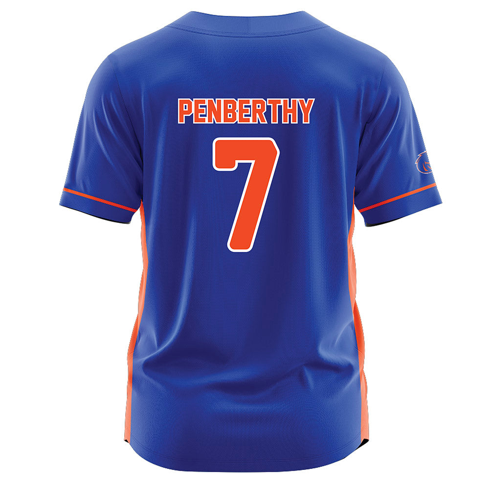 Boise State - NCAA Softball : Kate Penberthy - Blue Jersey-1