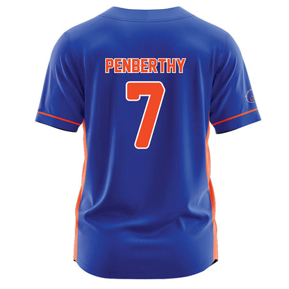 Boise State - NCAA Softball : Kate Penberthy - Blue Jersey-1
