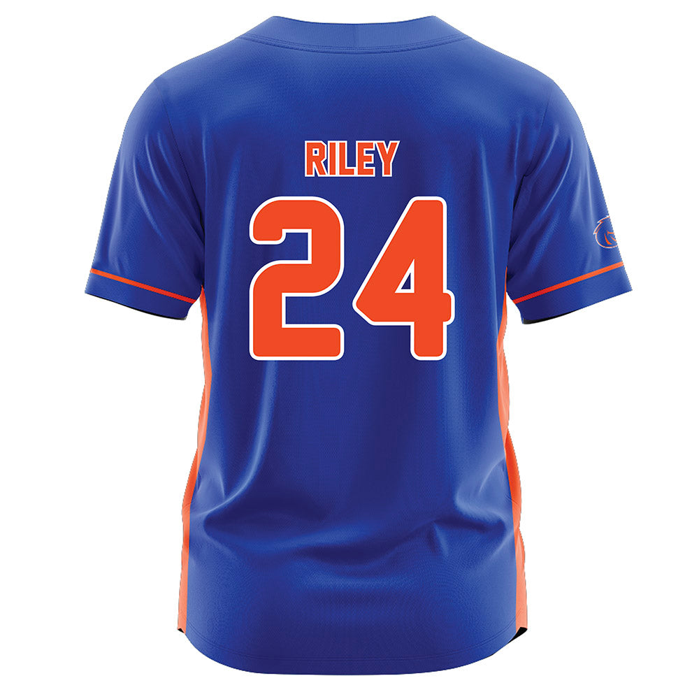 Boise State - NCAA Softball : Rustie Riley - Blue Jersey-1