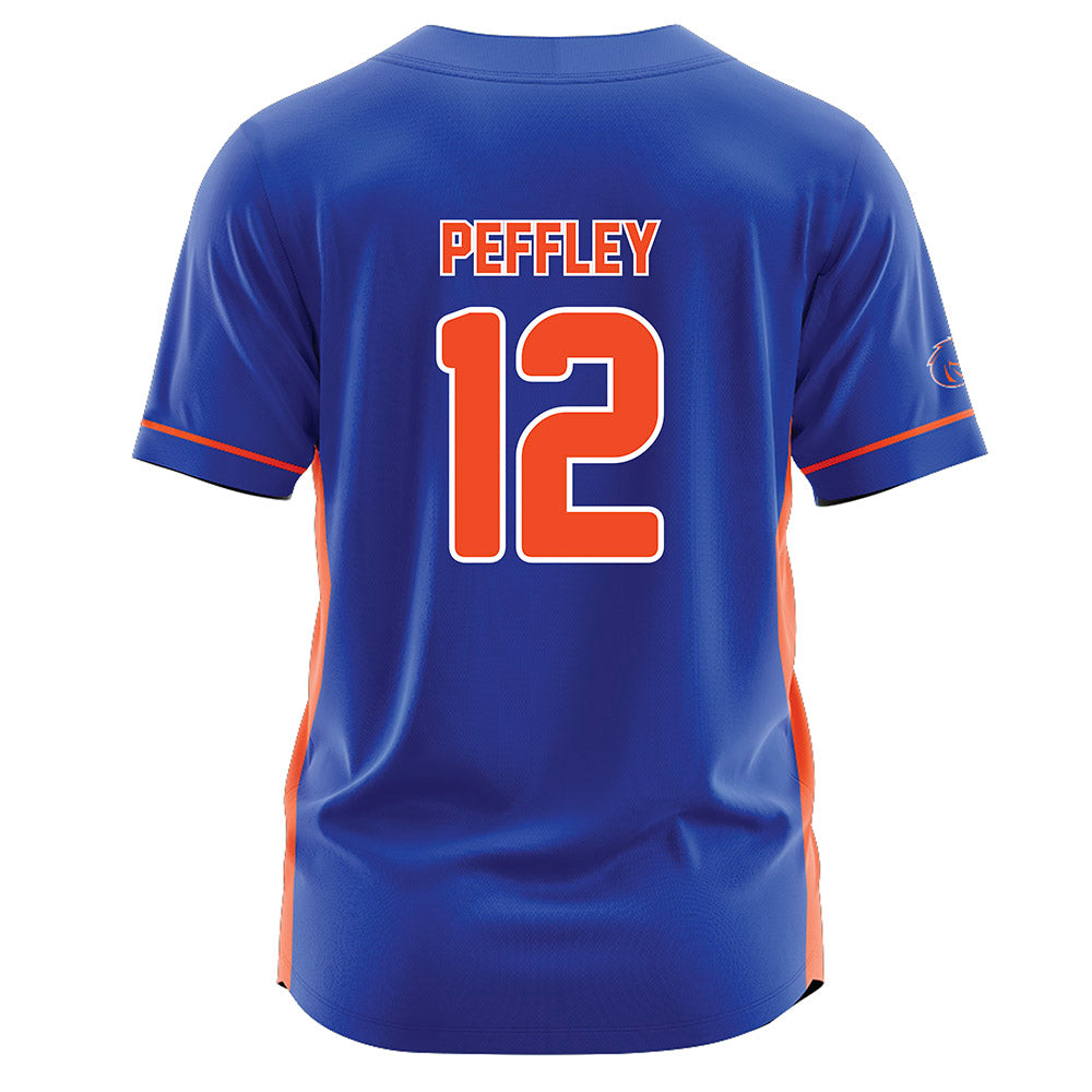 Boise State - NCAA Softball : Grace Peffley - Blue Jersey-1