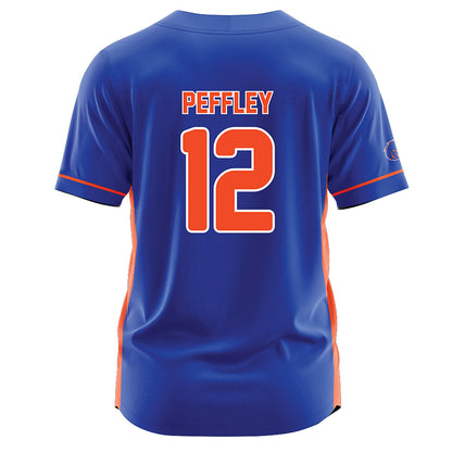Boise State - NCAA Softball : Grace Peffley - Blue Jersey-1