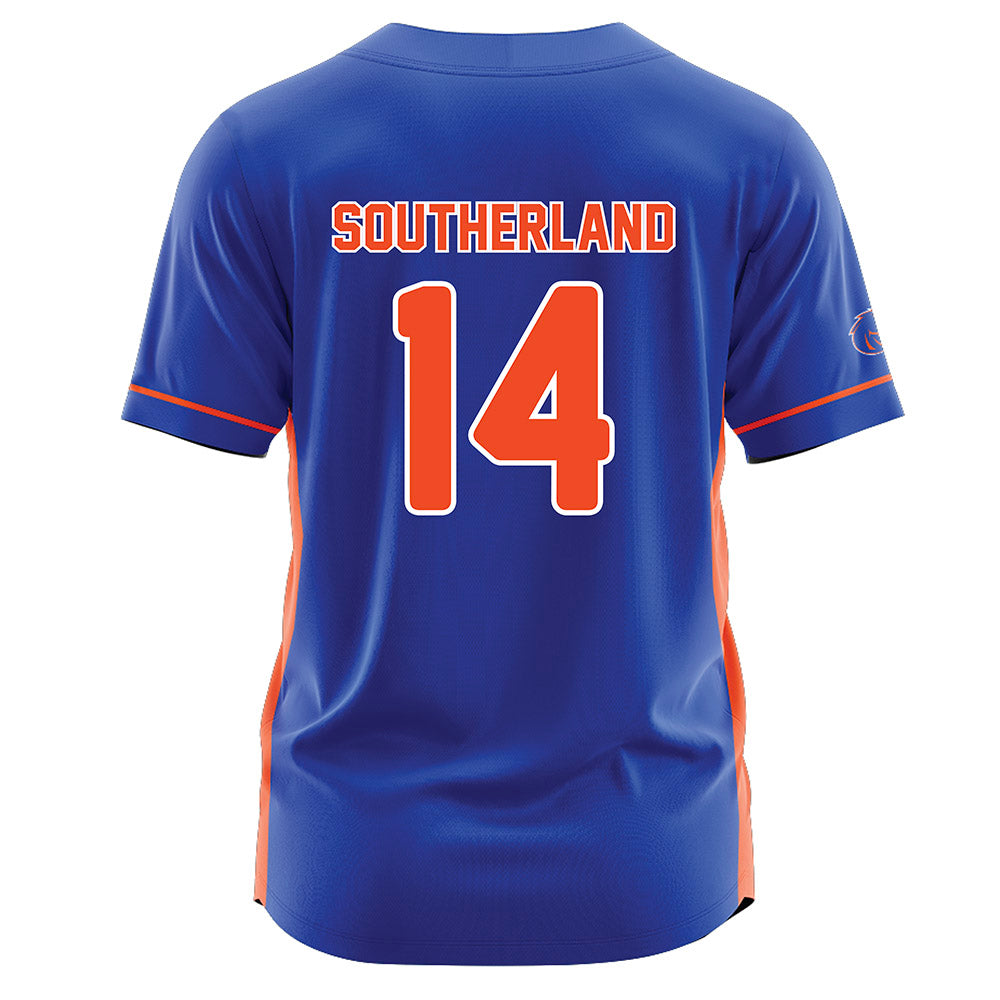 Boise State - NCAA Softball : Hailey Southerland - Blue Jersey-1