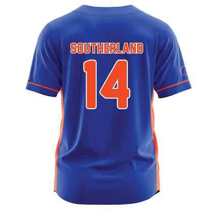 Boise State - NCAA Softball : Hailey Southerland - Blue Jersey-1