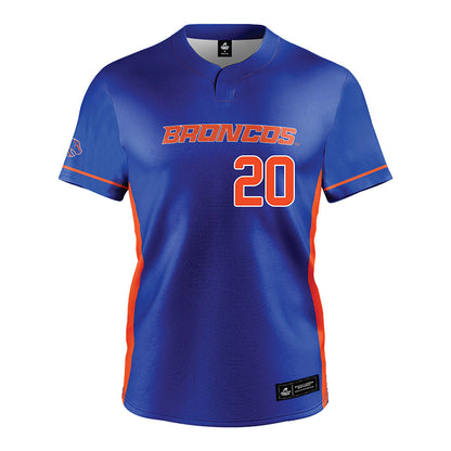Boise State - NCAA Softball : Tamryn Shorter - Blue Jersey-0