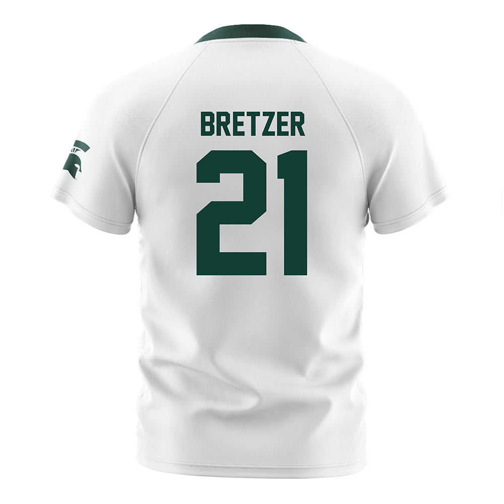 Michigan State - NCAA Women's Soccer : Eden Bretzer - White Soccer Jersey-1