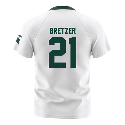 Michigan State - NCAA Women's Soccer : Eden Bretzer - White Soccer Jersey-1