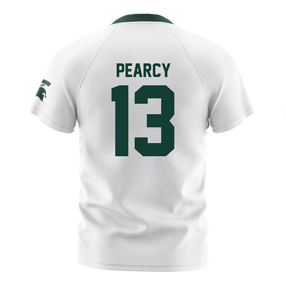 Michigan State - NCAA Women's Soccer : LJ Pearcy - White Soccer Jersey-1