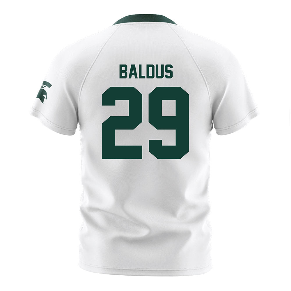 Michigan State - NCAA Women's Soccer : Addison Baldus - White Soccer Jersey-1