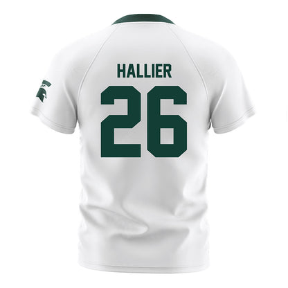 Michigan State - NCAA Women's Soccer : Mimi Hallier - White Soccer Jersey-1